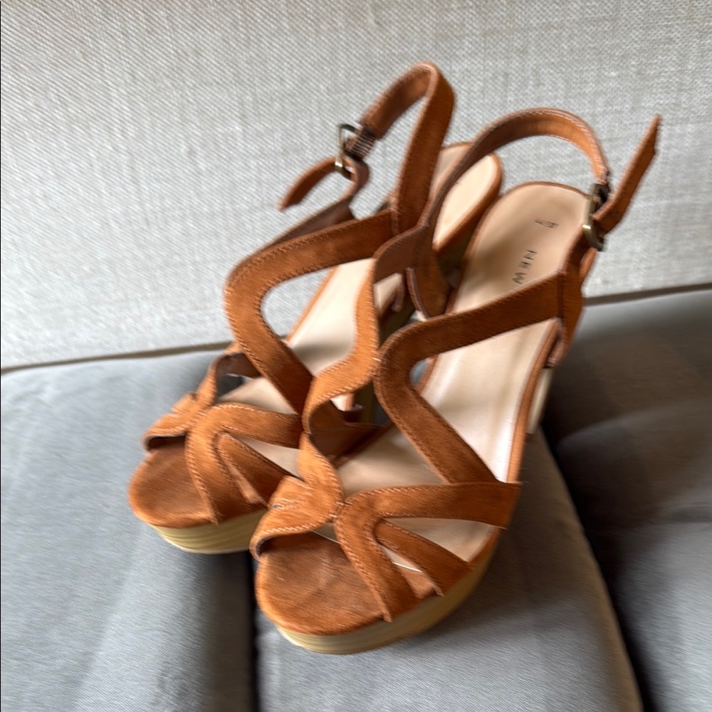 New Look Brown Strappy Sandals